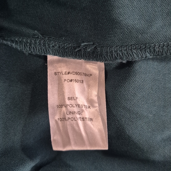 PinkBlush Teal Lace Mesh Overlay Plus Maternity Dress Size 3XL - Picture 11 of 12